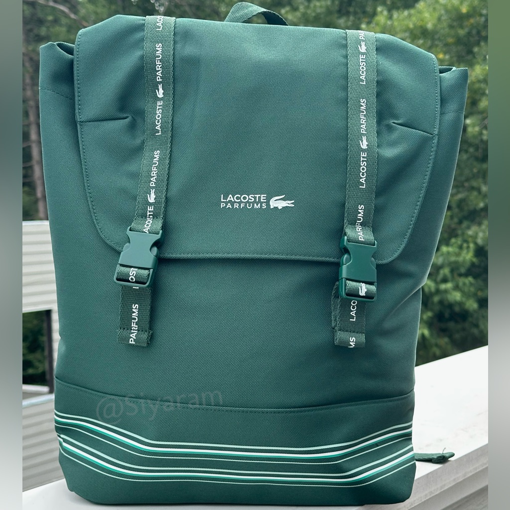Lacoste Green Backpack Unisex